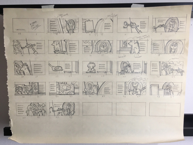 "A Canvas for Chloe" - Storyboard